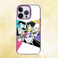 B-Blue Lock Case iPhone 17 16e 16 15 14 13 12 11 Pro Max X XR XS MAX 8,7 Air Plus Back Cover iPhone12mini black