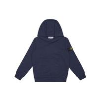 Stone Island Kids SS22 Solid Color Sports Hoodie Jacket Kids jackets Navy-Blue 761661640-V0020 10 white