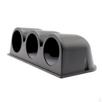 High Quality 52mm 3 Hole Pod Gauge Meter Mount Holder Cup PJ-3596 Black black