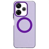 Wireless Charging Case For Xiaomi Redmi 13 Case Magnetic Luxury Frosted Silicone Xiaomi Redmi 13 Protector Cover Redmi 13 Case For Redmi 13