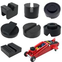 Įvairių tipų automobilio keltuvo kėliklio stovas Guminės trinkelės Juodos guminės išpjovos grindų lizdo padėklo rėmo bėgio adapteris Type 3 black