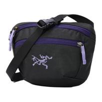 Arcteryx Mantis 1.5L Brand Embroidered Logo Shoulder Crossbody Waist Bag Outdoor Unisex bags Black Purple X000009234-SOULSONIC Black & Purple black
