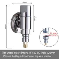Wall Mounted Washing Machine Tap Brass Toilet Triangle Valve Angle Valve Faucet  Water Stop juoda