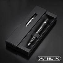 Luxury Car Emblem Metal Signature Pen Durable Gel Pens Business Ballpoint Pen Gift for Volkswagen VW R Rline GTI Polo Golf Jetta Hp9 black