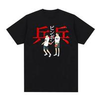 Ping Pong T-shirt The Animation Japanese Anime Taiyo Matsumoto Tekkon Kinkreet Cotton Men T Shirt New TEE TSHIRT Womens Tops 3XL red
