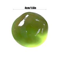 Coconut oil slow-rebound squeeze ball Coconut oil stress ball Cute Translucent Coconut Oil Squeeze Ball  Stress Relief Toy mėlyna