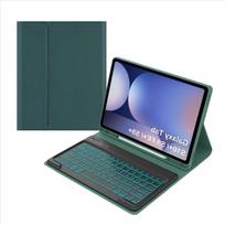 Klaviatūros dėklas, skirtas Samsung Galaxy Tab S10 Lite 10.9 , magnetinis apšviestas klaviatūros dangtelis, skirtas Galaxy Tab S10 Lite SM-X400 X406B Russian žalia