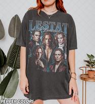 Vintage Lestat De Lioncourt Shirt, The Vampire Lestat Fan Shirt Comfort Colors Tee Graphic T-Shirt, Gift For Women and Man Unisex T-Shirt 3XL gray