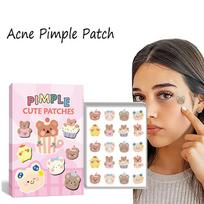 100Pcs Bear Invisible Pimple Removal Anti-Acne Patches Spots Marks Concealer Beauty