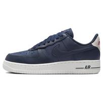 Nike Air Force 1 07 LX Obsidian Moteriški sportbačiai Mėlyni Šviesiai-Orewood-Rudi Balti DZ2708-100 39 white