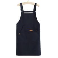 Waterproof Kitchen Cooking Apron Stain-proof Adjustable Dishwashing Cleaning Apron Oil-proof Protective Waiter Sleeveless Apron žalia