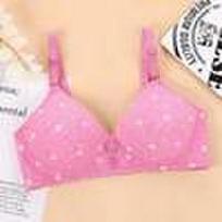 Didelio dydžio plona liemenėlė be plieninio žiedo Surinkta seksuali liemenėlė vidutinio amžiaus ir pagyvenusių moterų apatiniai 42/95C pink