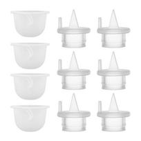 Practical-For Zomee Z1/Z2 Babybuddha/NCVI 8782/8780/Motif Twist Compatible- 6Pcs Duckbill Valves& 4Pcs Silicone Diaphragm For Br skaidri