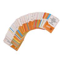Drink Card Party Game Fun Cards Drinking Games for Adults with 125 Cards 1 Instruction Card All in English orange