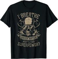 NEW LIMITED Scuba Diving - I Breathe Under Water T-shirt 5XL įvairiaspalvis