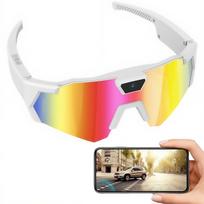 Smart POV Sunglasses 1080P HD Wind Proof 120° Wide Angle Lens Loop Recording POV Sports Glasses