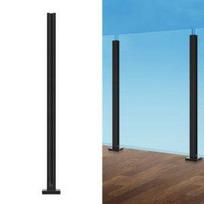 VEVOR Stiklo laikiklis, 105 cm aukščio stiklo turėklų atrama 10-12 mm storio grūdintam stiklui 105 x 10.5 x 10.5 cm