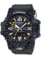 G-SHOCK MUDMASTER serijos Saulės energija maitinamas radijo bangomis valdomas laikrodis GWG-1000-1A3JF Žalias Vyriškas Trigubas jutiklis 20BAR