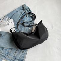 New Cloth Shoulder Bags Vintage Solid Color Hobos Bag Casual Large Capacity Diagonal Bag Fashion Versatile Women Handbag