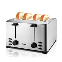 Tenfly 4-Slice Automatic Toaster THT-3012B for Home Use 3012 sidabro pilka spalva