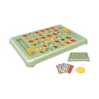 Interactive Flip And Matched Board Game Toy For Kid Adult Parties Practical Family Travel Activity With Colorful Card beige