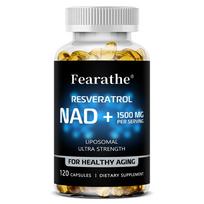 NAD+ Resveratrolis 1500mg 120 kapsulių Maisto papildas 120 capsules