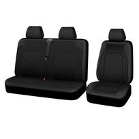 Sunkvežimio sėdynės užvalkalas Sunkvežimio sėdynės užvalkalas 2+1 Automobilio sėdynės užvalkalas PU medžiaga Automobilio interjeras juoda