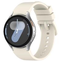 Silicone Strap for Samsung Galaxy Watch 4 Classic 46/42mm 5 Pro 45mm Bracelet for Galaxy 7 6 5 4 44mm 40mm/6Classic 47 43mm Band Watch 6 Classic 47mm pilka