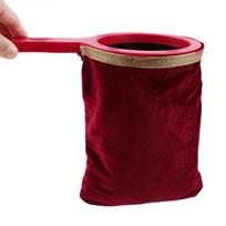 Maginė keičiama rankinė, magijos rekvizitas, sukamoji rankena, daiktų atsiradimas/išnykimas, pasirodymų scenos magijos triukas, vaikų vakarėlio reikmenų rinkinys red