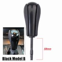 Car Gear Shift Shifter Lever Knob Automatic Transmission For BMW E81 E82 E87 E90 E91 E92 E93 E36 E38 E39 E46 Z3 E53 E60 X5 X3 Carbon fiber-Short