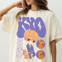 Comfort Colors® Kyo Sohma Vaisių krepšelio marškinėliai – Kyo Sohma marškinėliai, Yuki Sohma, Tohru Honda, Vaisių krepšelio marškinėliai S purple