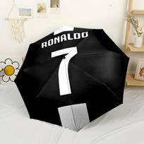 Ronaldo ikoninis 7 numeris Automatinis skėtis tvirtas 8 šonkaulių kotas sulankstomas dizainas moterims/vyrams mados mėgėjams