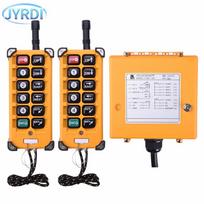 F23-BB 10 mygtukų 315MHZ Pramoninis belaidis radijo krano nuotolinio valdymo pultas jungikliai Krano pakėlimo tiltas Krano keltuvo valdymas ACDC12-72V