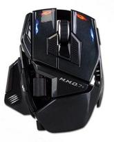 Žaidimų pelė Mad Catz M.M.O. 7+ MM10NHINBL000-0, 2.4ghz / usb, juoda sp.