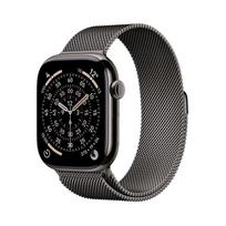 Apple Watch 11 MFD44ET/A 46mm GPS+Cellular titanas, juodas Milanese dirželis M/L