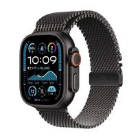 Apple Watch Ultra 2 MX5V3EL/A 49 mm titanas, juodas Milanese Loop Large