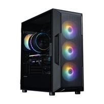Zalman I3 NEO V2, ATX Mid Tower PC Case, 4 x 120mm RGB Fans, Black