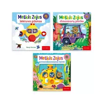 Benji Davies 3 knygelių rinkinys: Meškis Zujus povandeniniame laive + Meškis Zujus dinozaurų parke + Meškis Zujus, lėktuvo pilotas