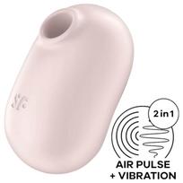 Satisfyer Pro To Go 2 - oro bangų klitorio vibratorius (smėlio spalvos)