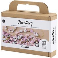 Creativ papuošalų gaminimo rinkinys, pastelinių spalvų