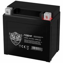 Motociklo akumuliatorius XTREME dešinysis+ 5Ah 12V be priežiūros AGM motoroleriui keturračiui