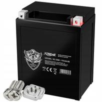 Motociklo akumuliatorius XTREME dešinysis+ 14Ah 12V be priežiūros AGM motoroleriui keturračiui