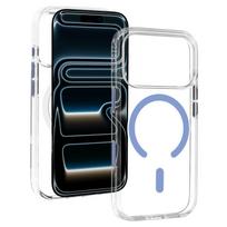 Liavec Pure dėklas su kameros valdymo mygtuku, skirtas iPhone 18 Pro Max/17 Pro Max, šviesiai mėlynas