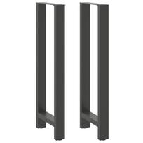 Baro stalo kojos, antracito spalvos, 2 vnt., 50x(110-111) cm, plienas