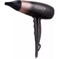 Remington Hair Dryer | D5305 Rose Shimmer | 2200 W | Number of temperature settings 3 | Ionic function | Diffuser nozzle | Black/Rose