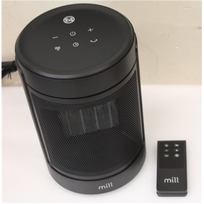 IŠPARDAVIMAS. Mill Ceramic Fan Heater 1500 W, 2 heat settings, 4 modes, LED display, Timer, Remote control, Black | Mill FH1500BLACK | Ceramic fan heater | 1500 W | Suitable for rooms up to 22 m² | Black | NOT ORIGINAL PACKAGING | FH1500BLACKSO