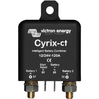 Akumuliatorių įkrovimo valdiklis Cyrix-ct 12/24V-120A, valdomas mikrokontroleriu, Victron energy