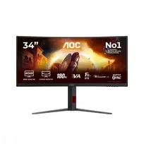 34 colių išlenktas monitorius CU34G4CA VA, 180 Hz, 2 HDMI ir 1 DP jungtys