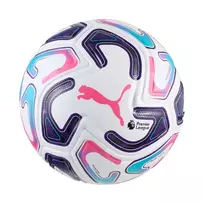 „Puma Stellar Nitro Ultimate Premier League Reactivity“ futbolo kamuolys, baltos, violetinės ir rožinės spalvų, 85075 01 5