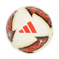 „adidas“ futbolo kamuolys „Bundesliga 26/27 Torfabrik Pro“, baltos, oranžinės ir auksinės spalvų, KG6037 5